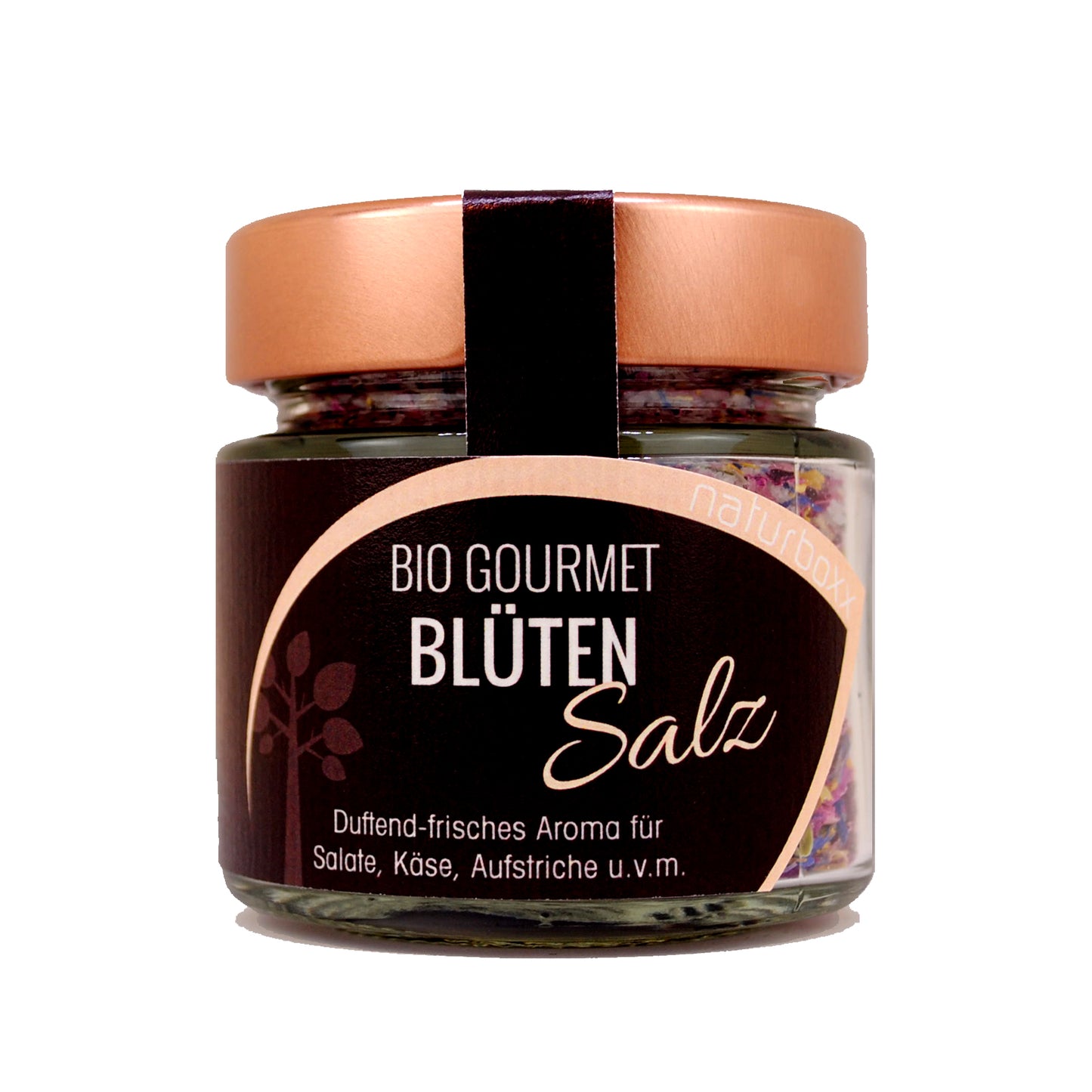 Bio Gourmetsalz BLÜTEN - Schraubglas
