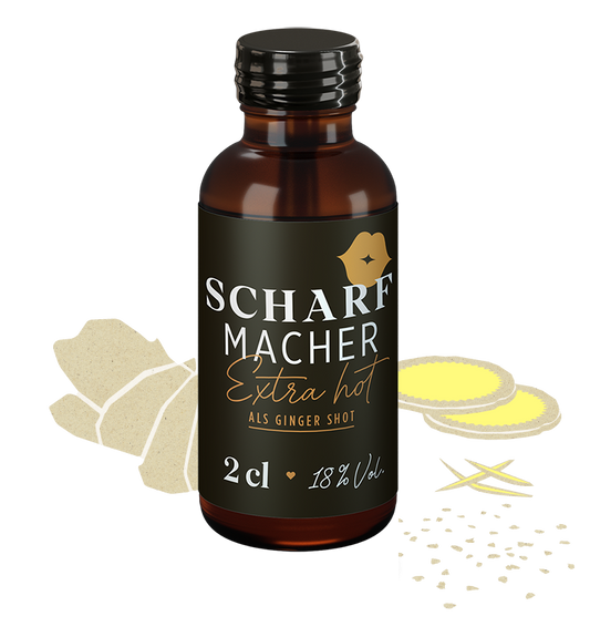 Inge Ginger Liquer / SCHARFMACHER SHOT Ingwer Likör