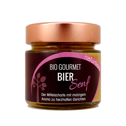 Bio Gourmet BIER SENF 120g Schraubglas