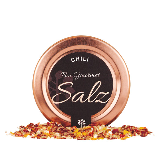 Bio Gourmetsalz CHILI - Schraubglas