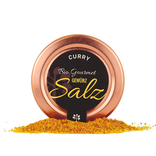 Bio Gourmetsalz CURRY - Schraubglas