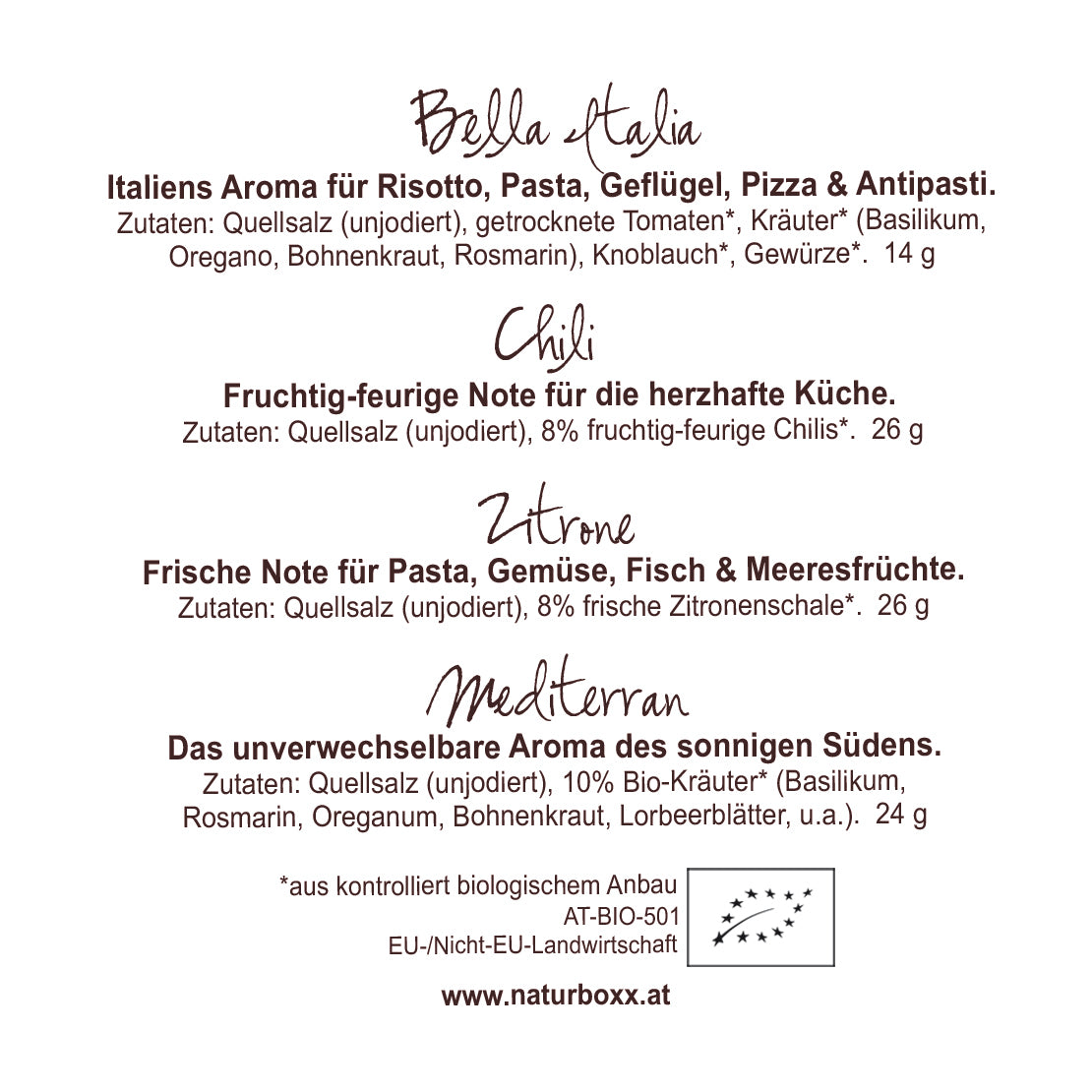 Gourmetbox PICCOLO - DIE LEICHTE