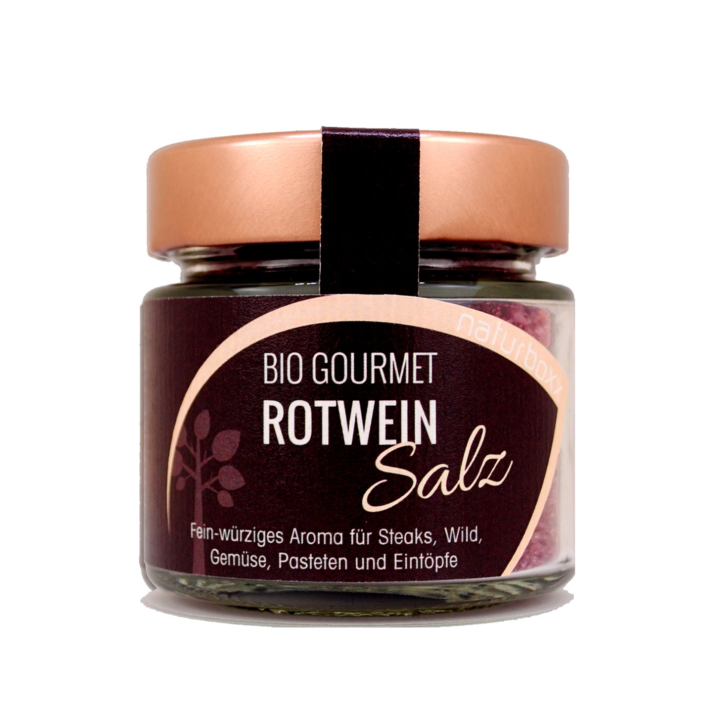 Bio Gourmetsalz ROTWEIN - Schraubglas