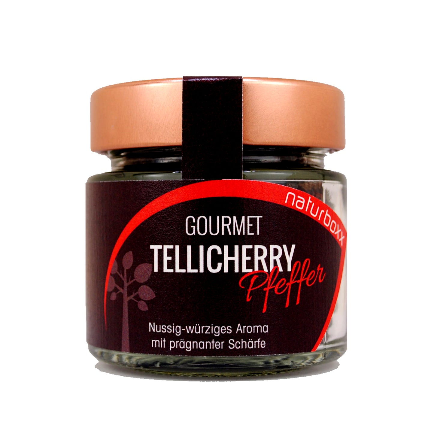 Gourmet TELLICHERRY PFEFFER - Schraubglas