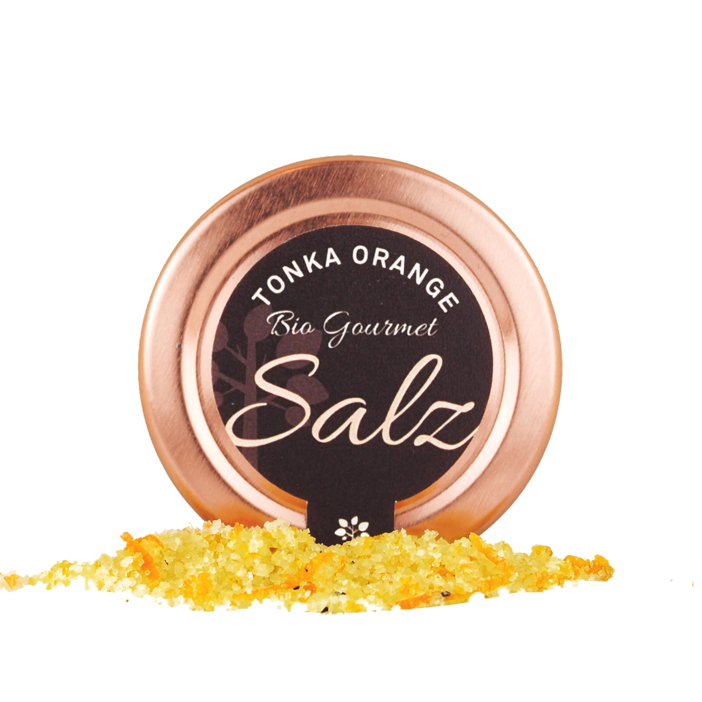 Bio Gourmetsalz TONKA-ORANGE - Schraubglas