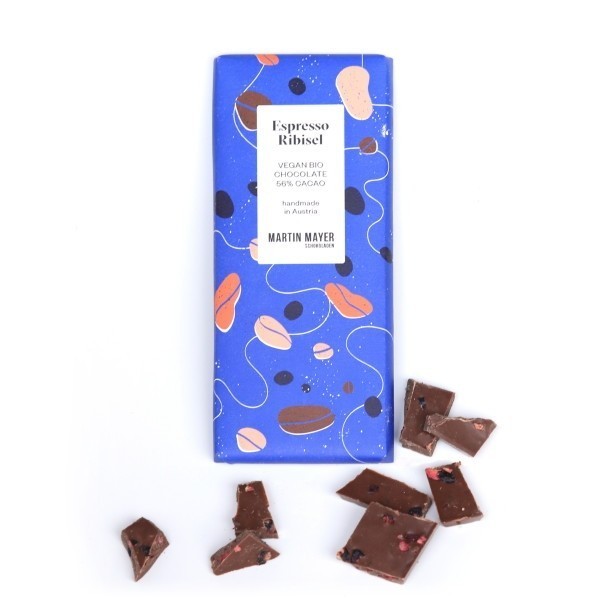 VEGAN! Bio ESPRESSO RIBISEL Schokolade 70g