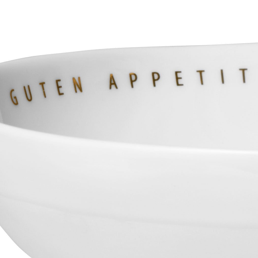 Porzellanschale - GUTEN APPETIT mittel