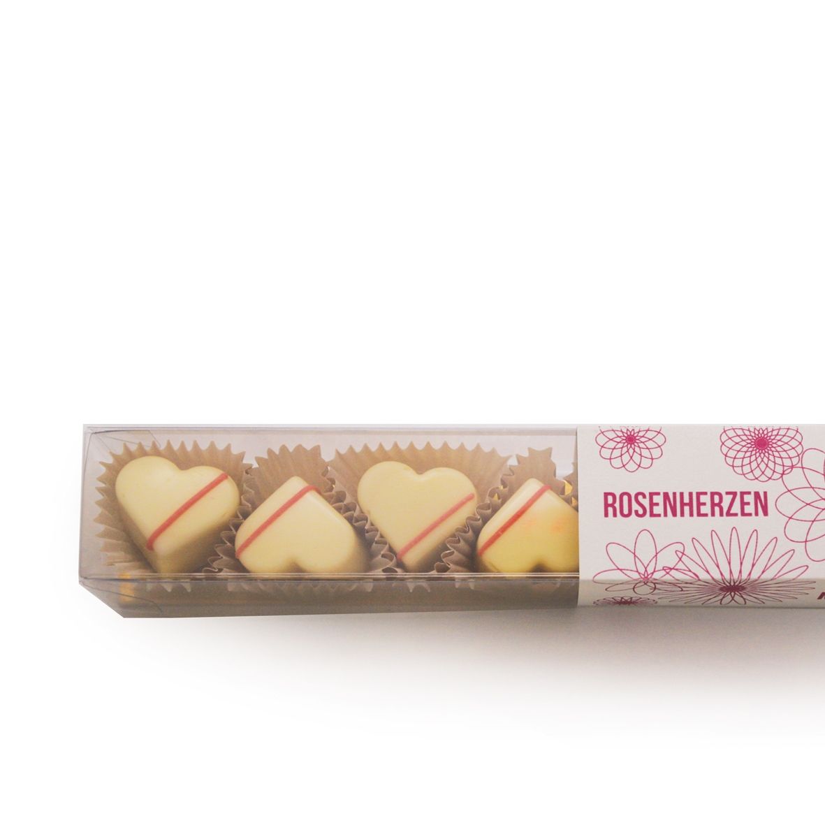 ROSENHERZEN / Rosenpralinen - 8 Stk.